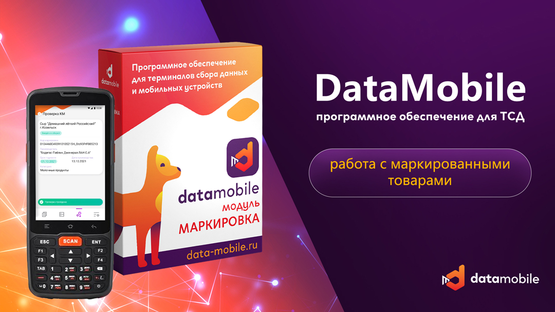 Программа Data Mobile для ТСД. Подписка на 12 месяцев